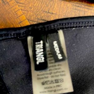 Bikini bottoms are small top is a medium, very comfortable bodysuit material